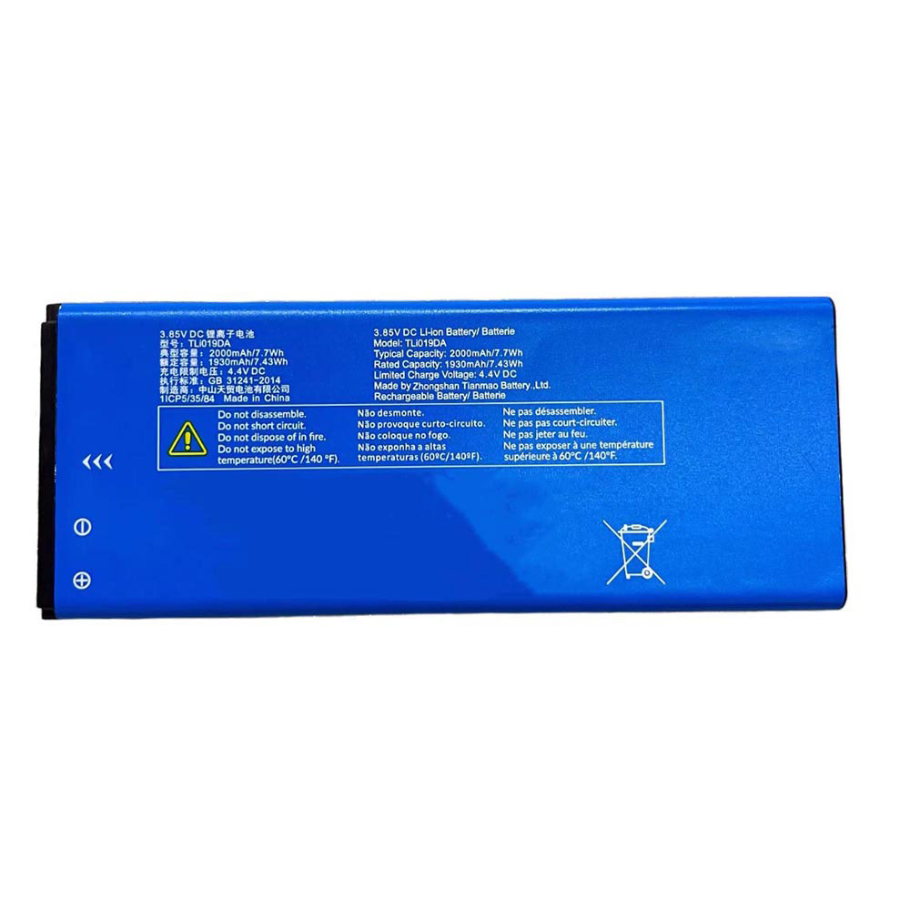 3.85V 2000mAh/7.7Wh TLi019DA Smartphone Battery for Alcatel 1 5033