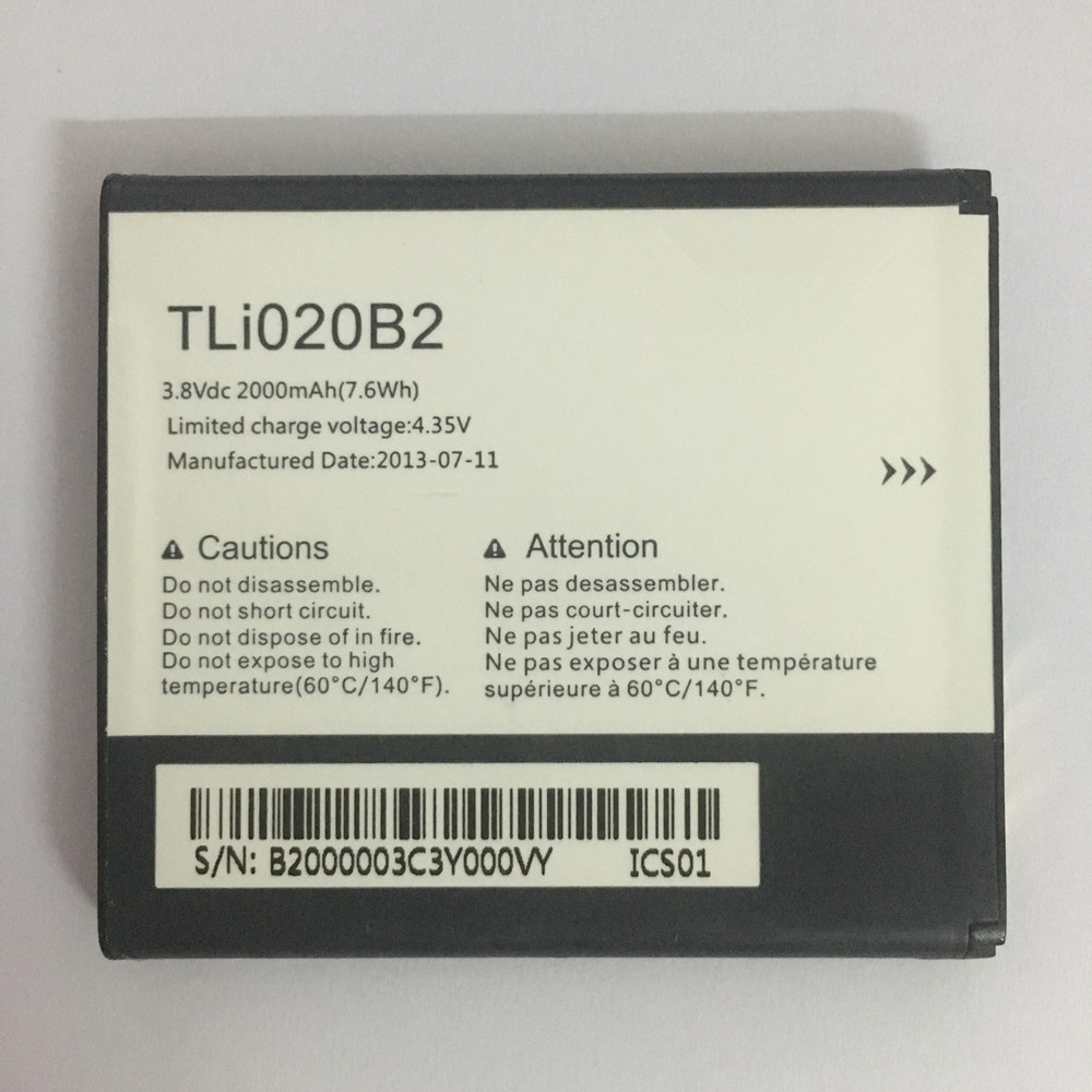 Alcatel TCL J620 S700T battery