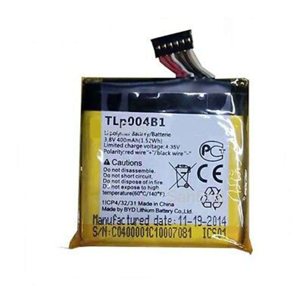 3.8V/4.35V 400mAh/1.52WH Alcatel TLp004B1 Replacement Battery
