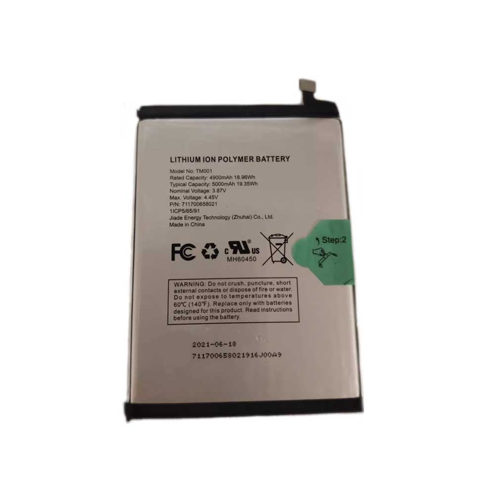 3.87V 5000mAh TM001 Smartphone Battery for T-Mobile REVVL 5G