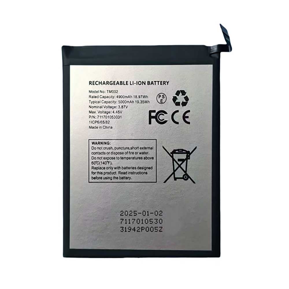 3.87V 5000mAh TM002 Smartphone Battery for T-Mobile TM002