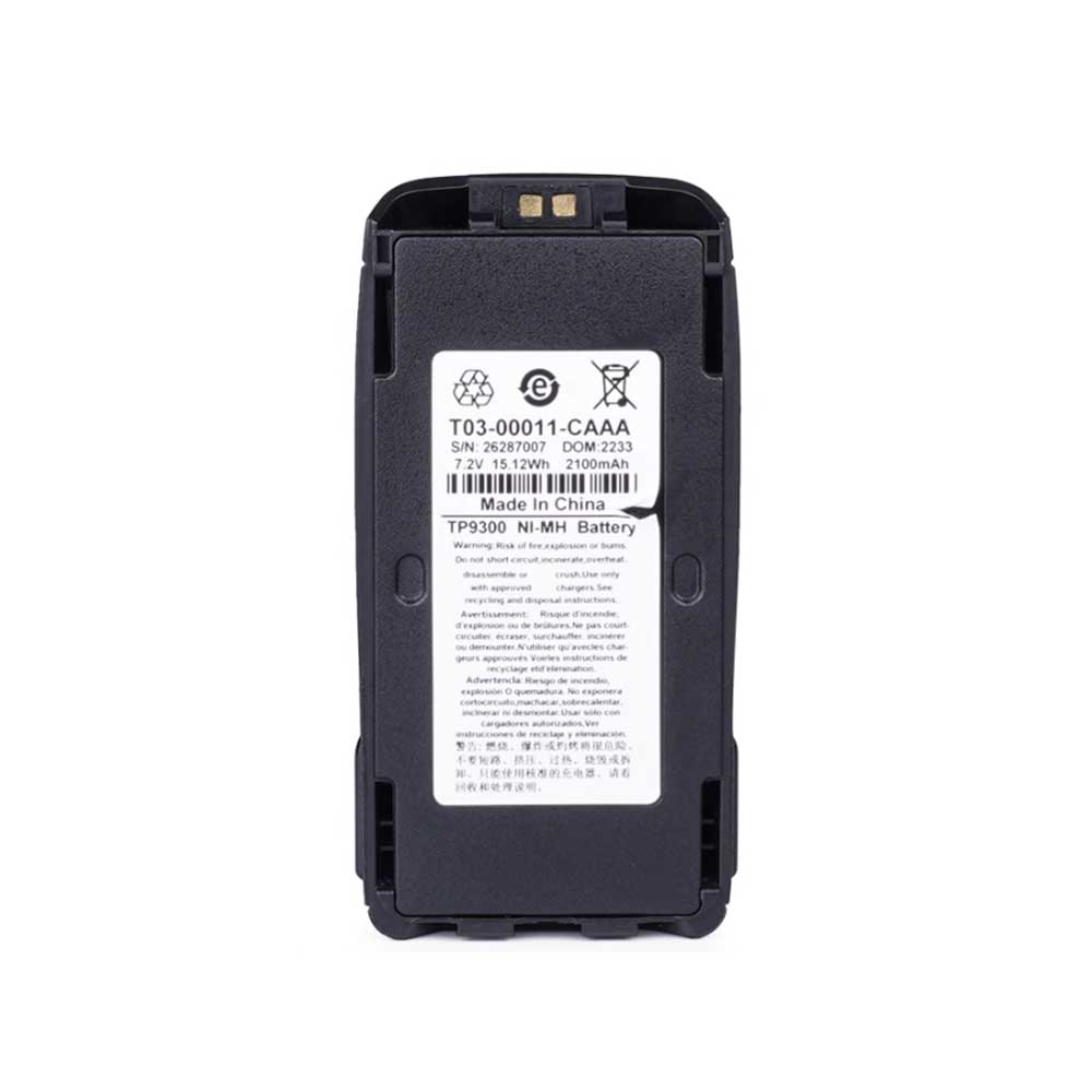 7.2V 2100mAh TP9300 Radio Communication Battery for Tait TP8100 TP9300 TP9400