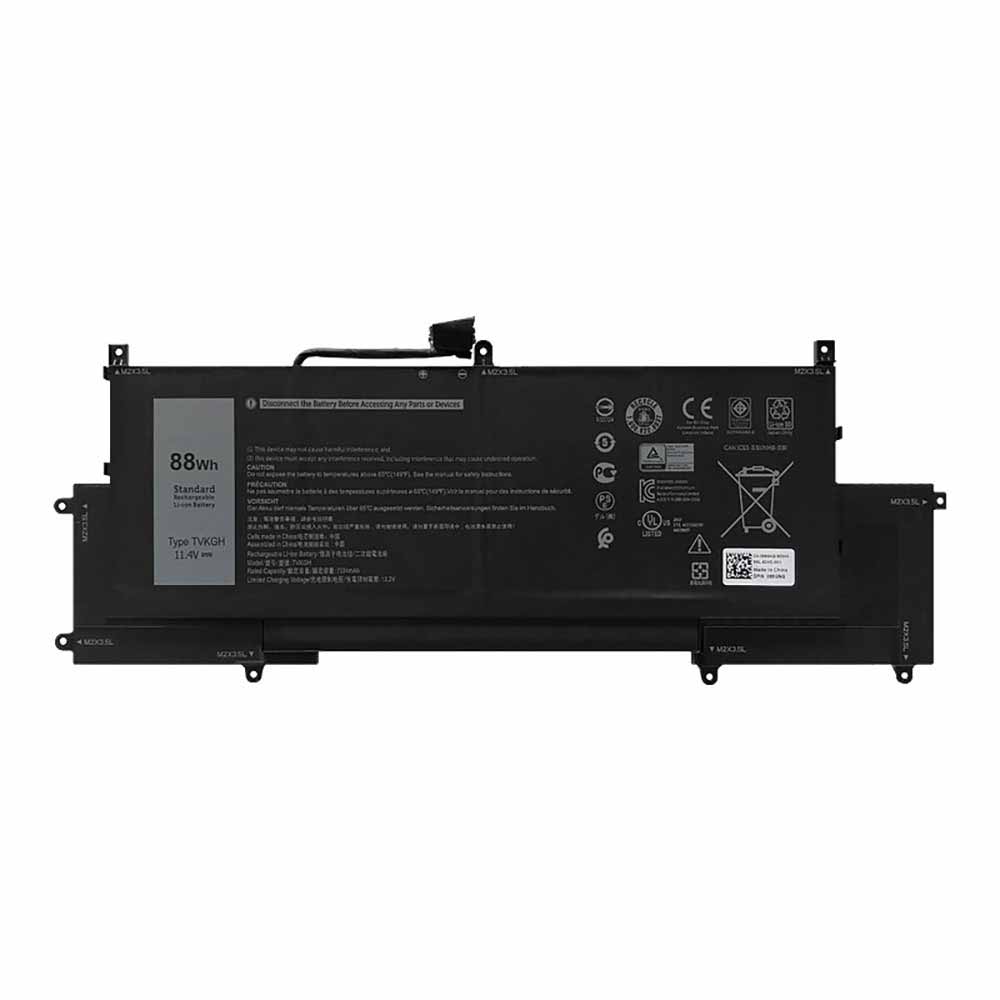 11.4V/13.2V 88Wh/7334mAh TVKGH Laptop Battery for Dell Latitude 9510 2-in-1 N7HT0 0HYMNG 089GNG