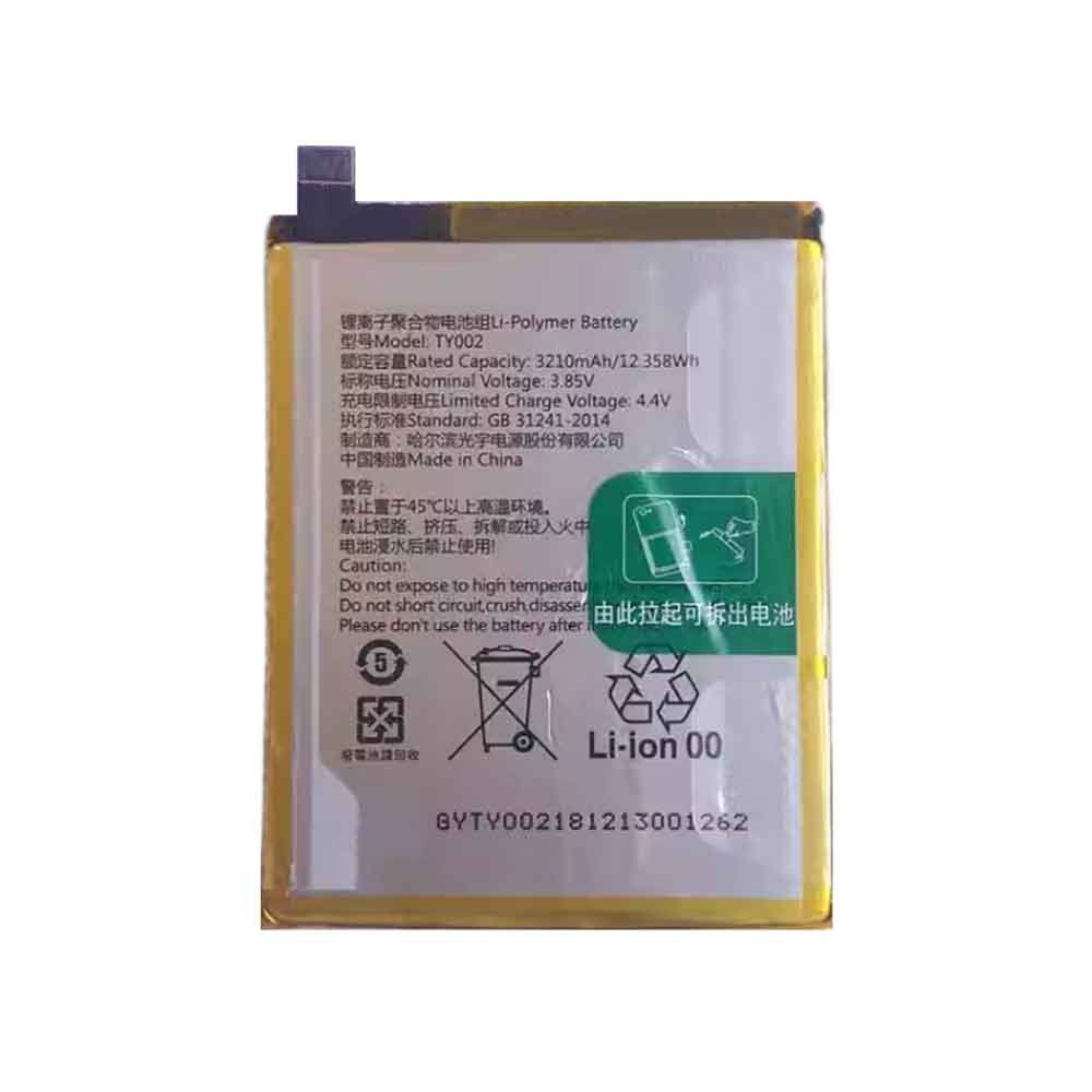 3.85V 3210mAh TY002 Smartphone Battery for Kuliao K10