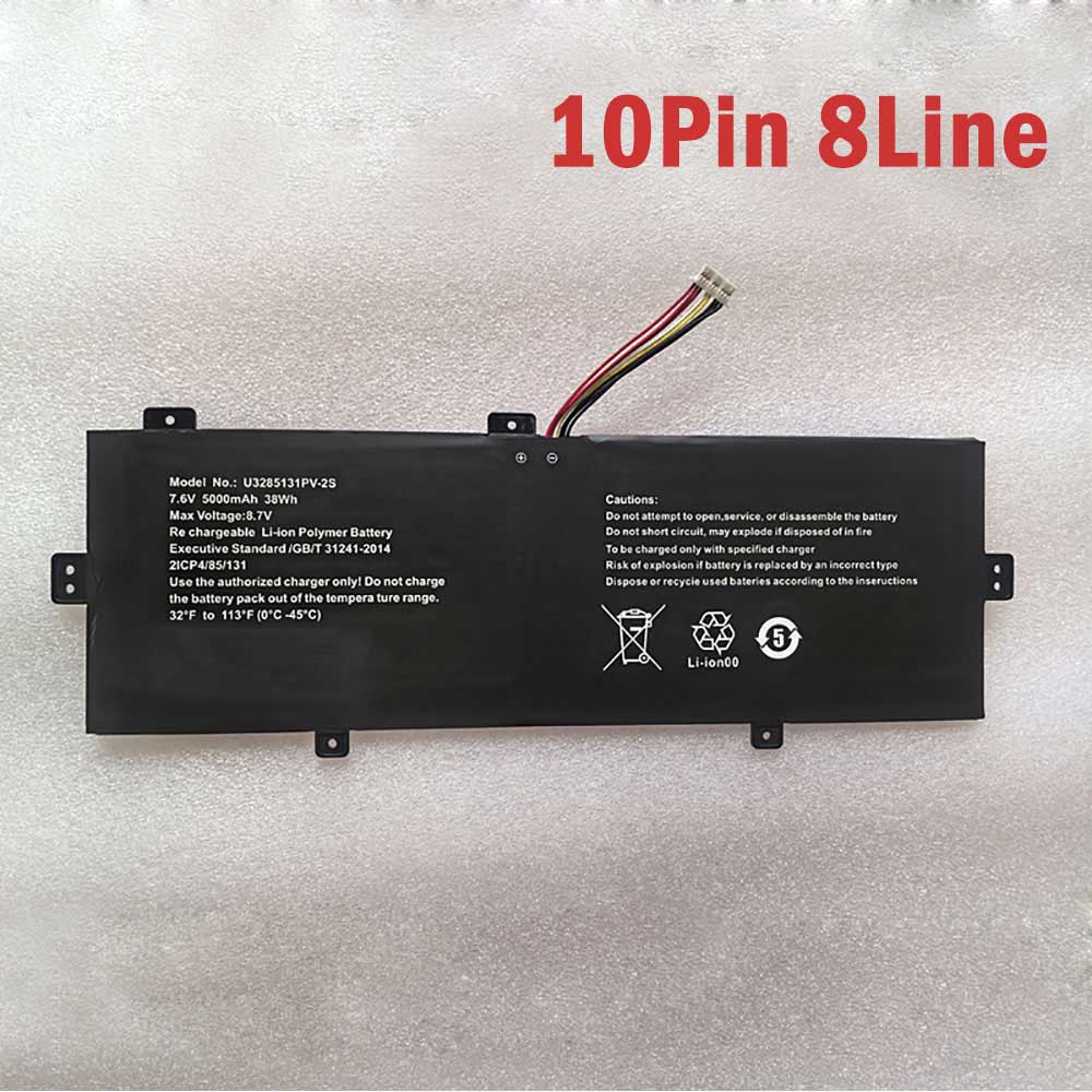 7.6V 5000mAh U3285131PV-2S Laptop Battery for Teclast 14 Inch F7 Plus2 Laptop