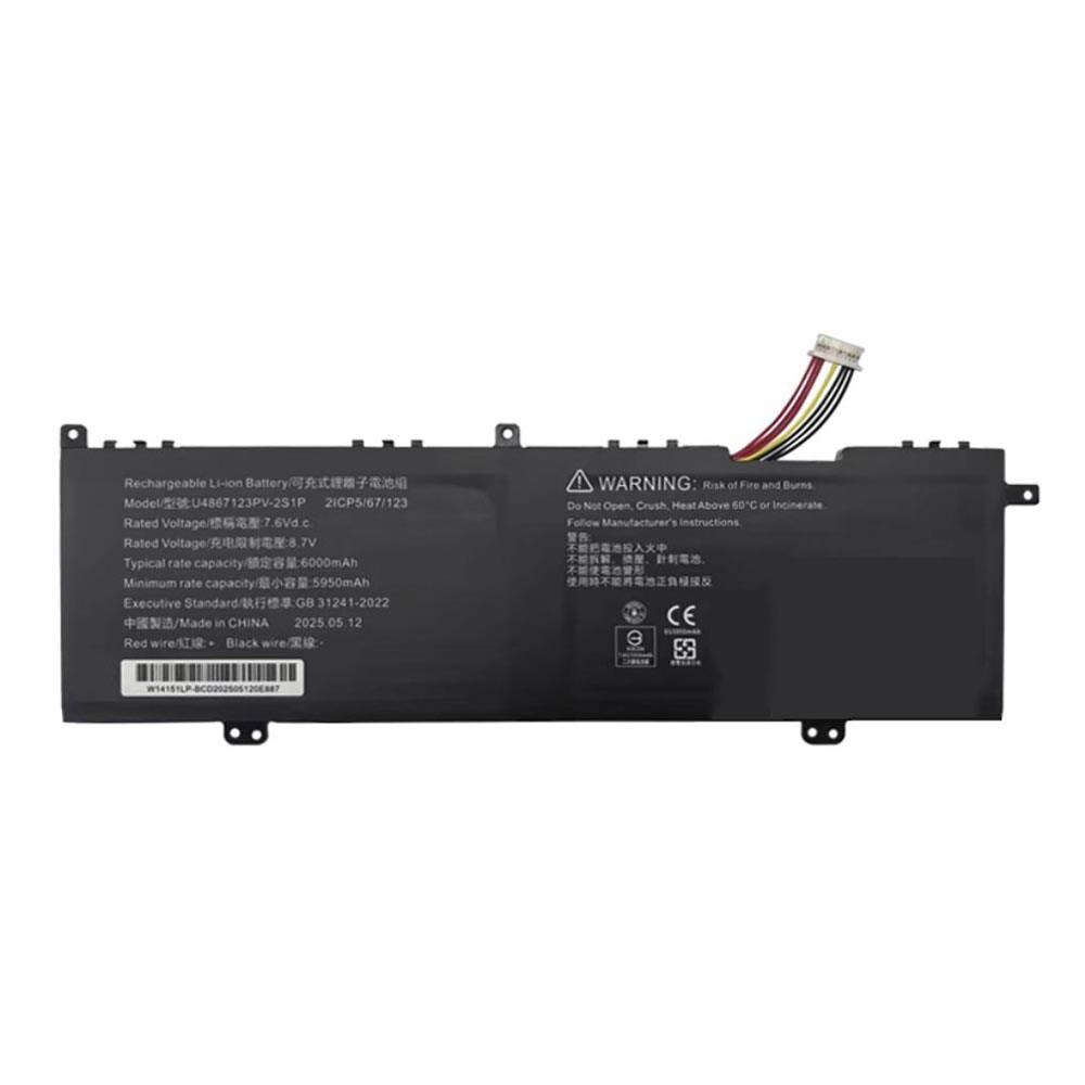 7.6V 6000mAh U4867123PV-2S1P Laptop Battery for Acer Aspire Lite AL15-31P