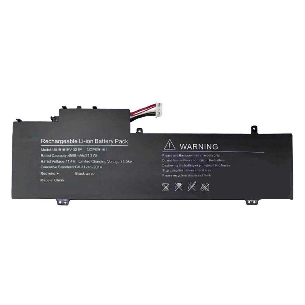 Rtdpart U519161PV-3S1P battery