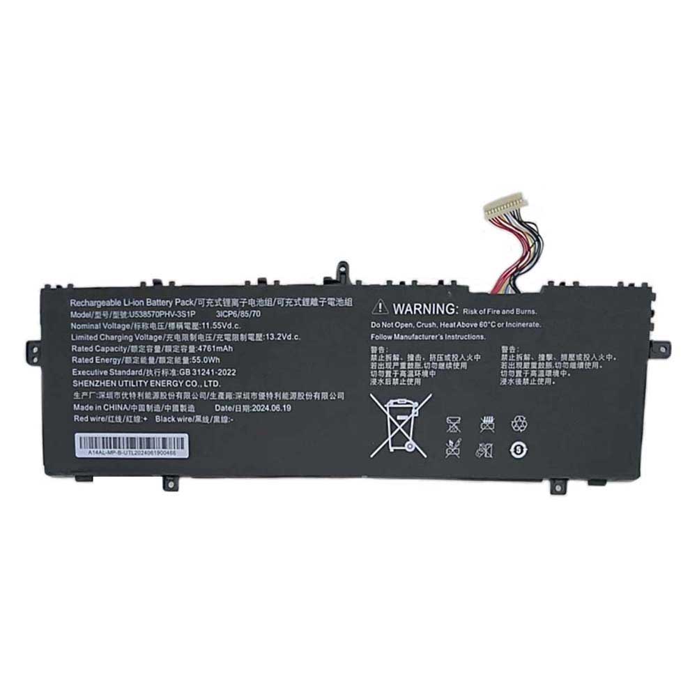 11.55V 4761mAh U538570PHV-3S1P Laptop Battery for Acer Aspire Lite U538570PHV-3S1P