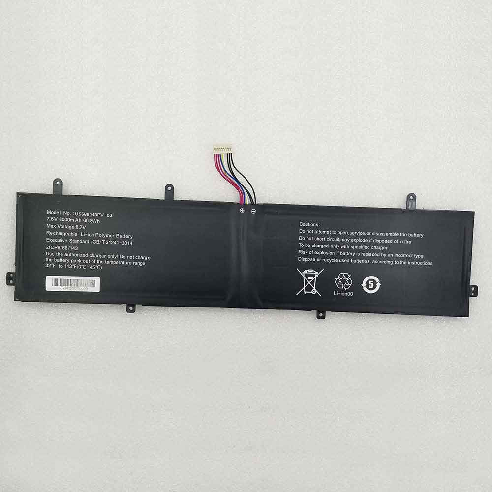 7.6V 8000mAh Rtdpart U5568143PV-2S Replacement Battery