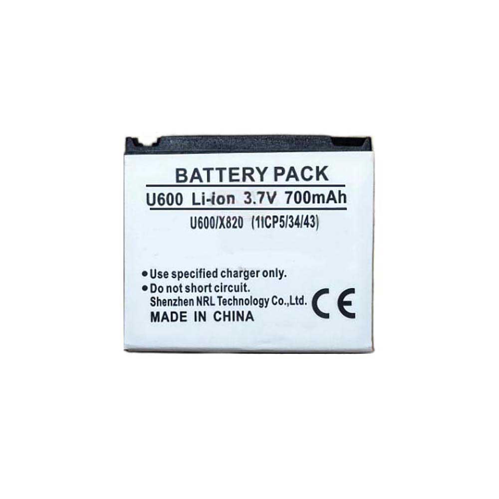 3.7V 700mAh U600/X820 Smartphone Battery for Samsung C210