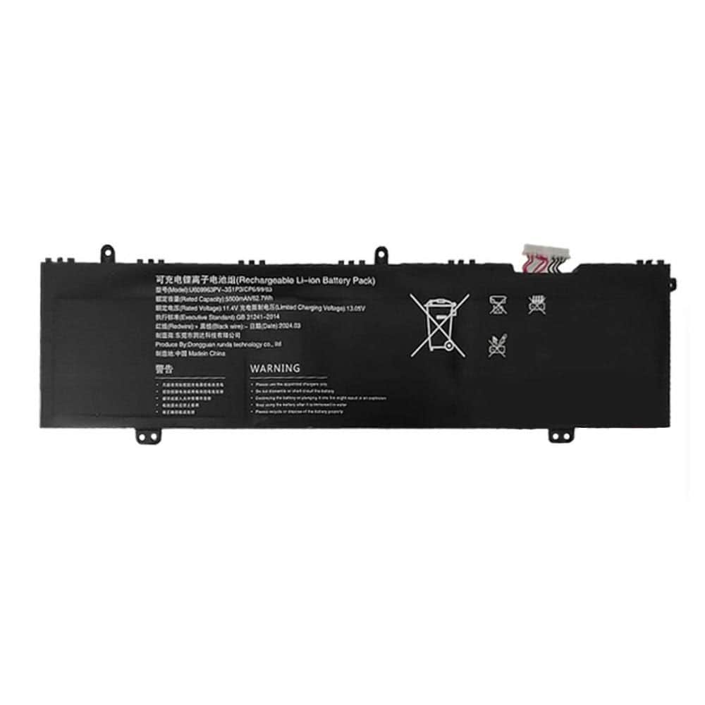 11.4V 5500mAh/62.7Wh U609963PV-3S1P Laptop Battery for Acer Aspire Lite Series 16 AL16-71 N23J4