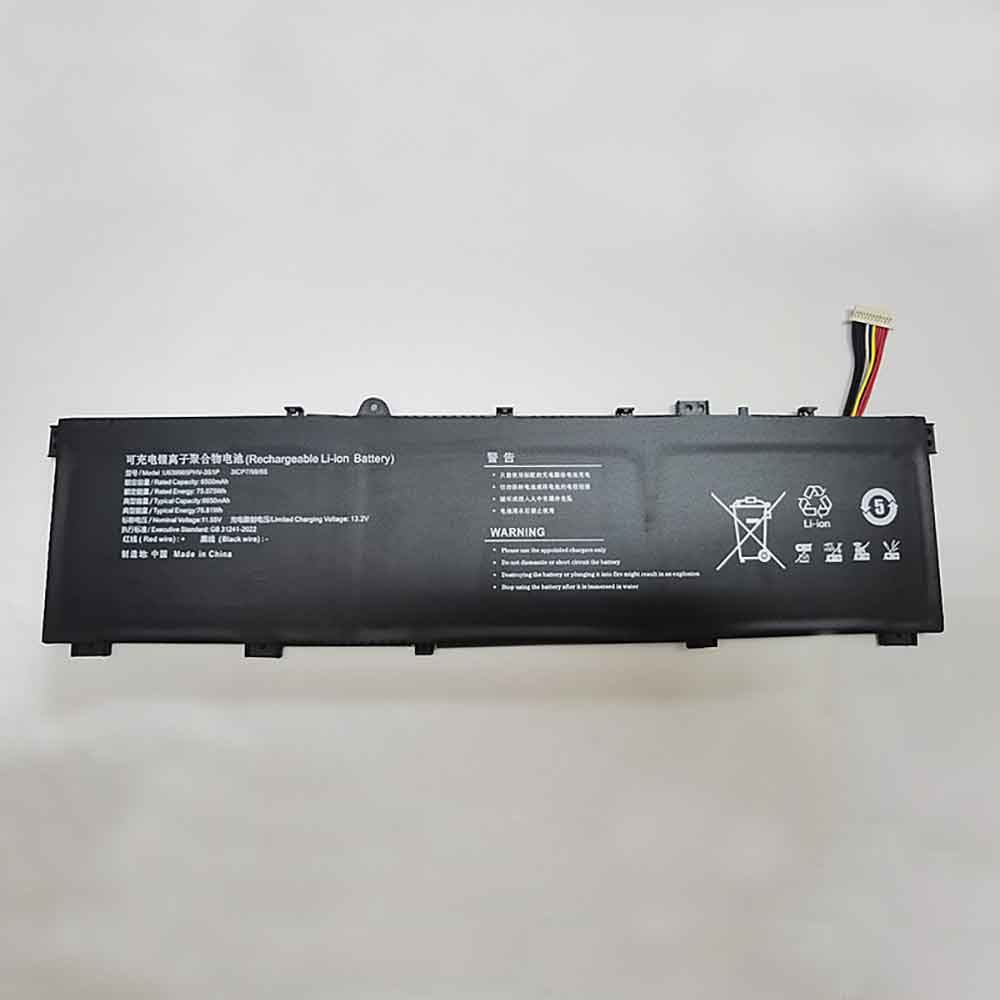 11.55V 6650mAh U639965PHV-3S1P Laptop Battery for Machenike L16A-R77840