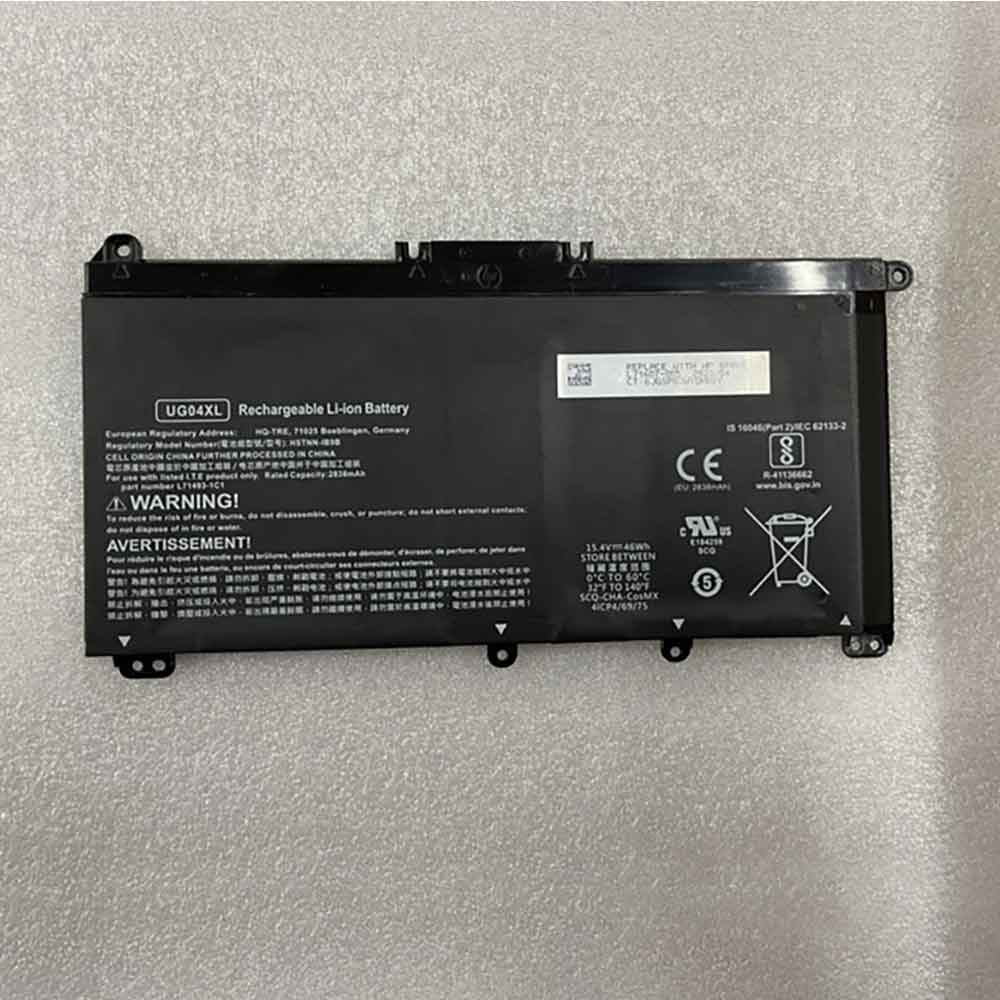 15.4V 46Wh UG04XL Laptop Battery for HP L71607-005 HSTNN-IB9B L71493-1C1
