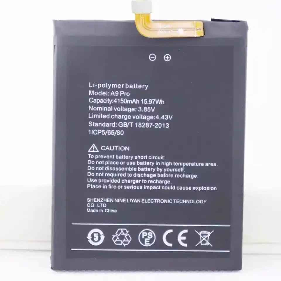 3.85V 4150mAh A9-pro Smartphone Battery for Umidigi A9 Pro