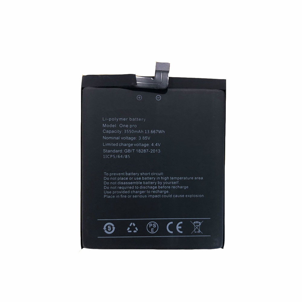 3.85V/4.4V 3550mAh/13.667WH UMI Umidigi ONE Pro Replacement Battery