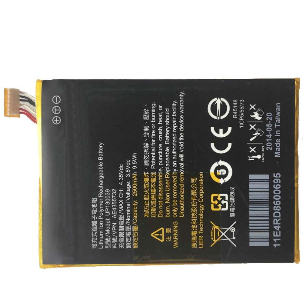 3.8V 2500MAH 6-87-WA5RS-4242 Smartphone Battery for Clevo WA50 Series