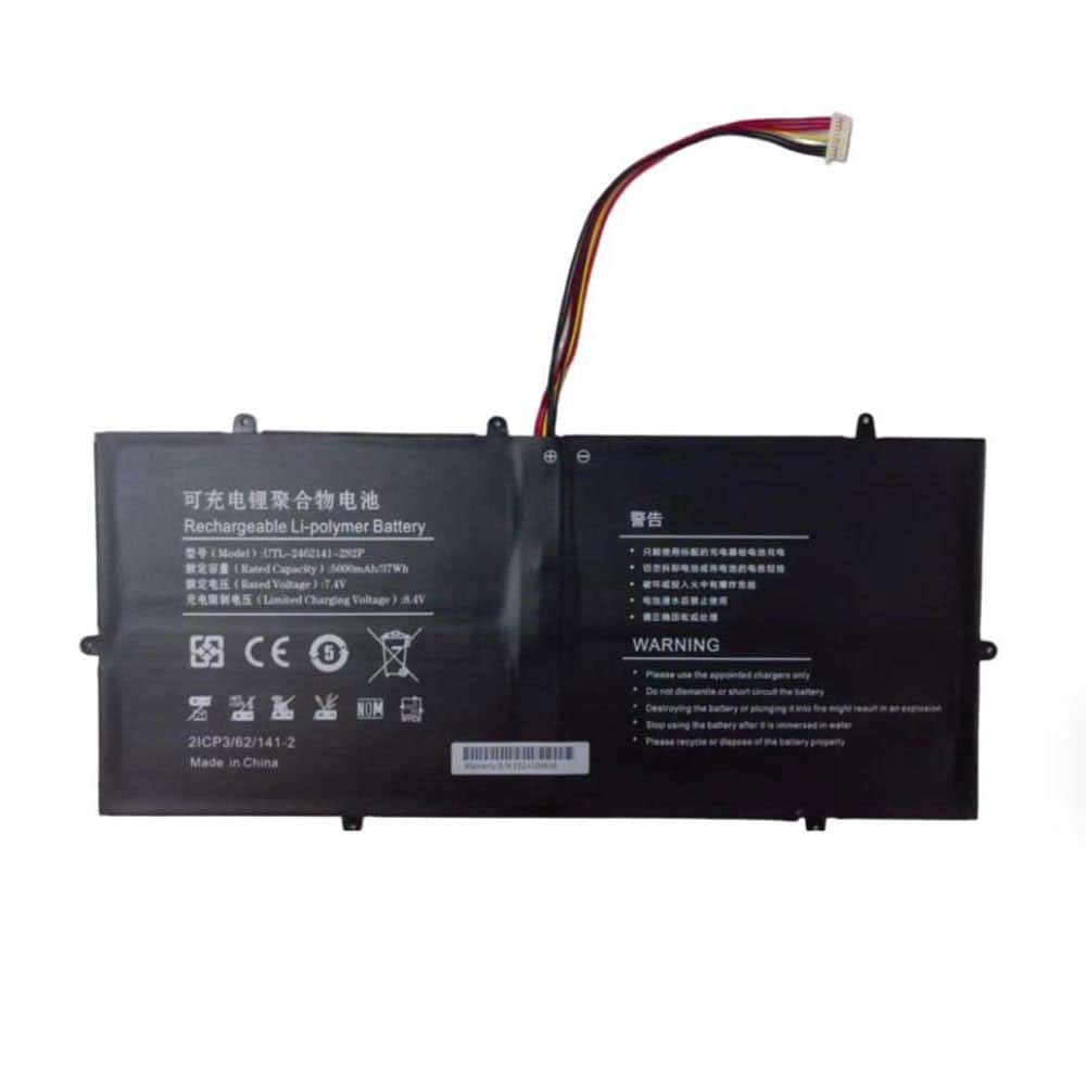 7.4V 5000mAh/37Wh UTL-2462141-2S2P Laptop Battery for Vasting K157