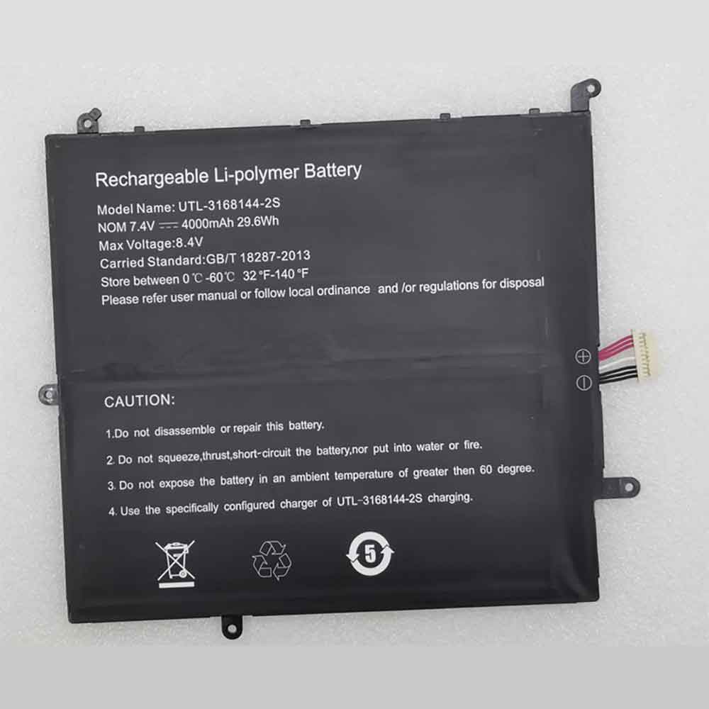7.6V 5000mAh Jumper UTL-3168144-2S Replacement Battery