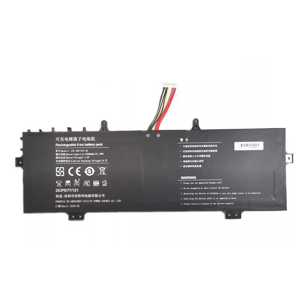 7.6V 6200mAh/47.12Wh UTL-4677121-2S Laptop Battery for Ipason VTG X1 AIR 13