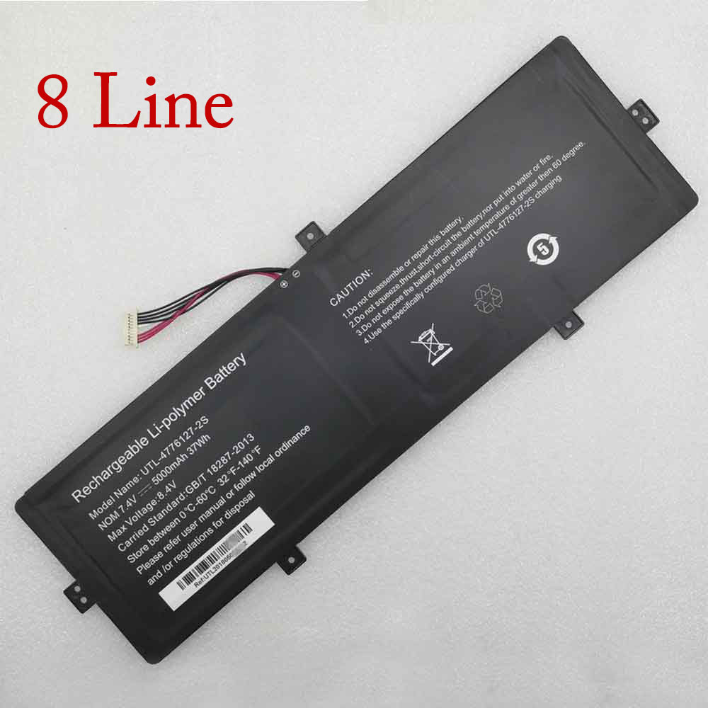 7.4V 5000mAh Rtdpart UTL-4776127-2S Replacement Battery