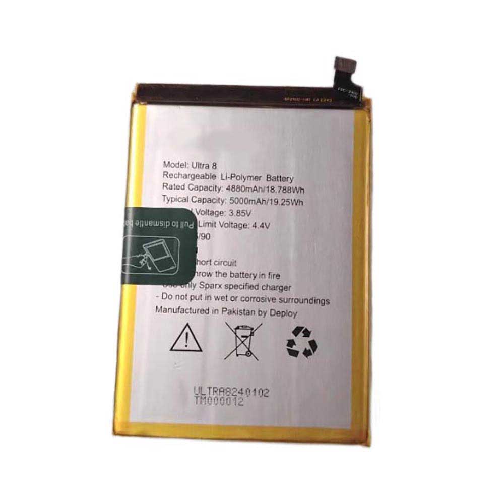 3.85V 5000mAh Ultra-8 Smartphone Battery for Sparx Ultra 8