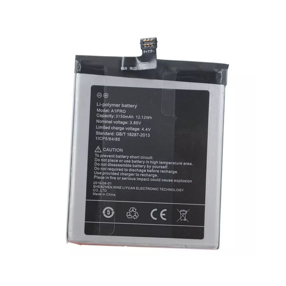 3.85V/4.4V 3150mAh/12.12Wh Umi Umidigi A1 Pro Replacement Battery