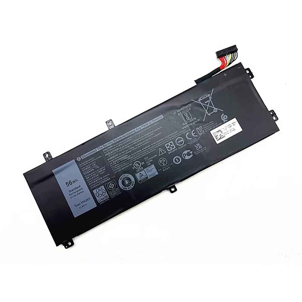 11.4V 4649mAh V0GMT Laptop Battery for Dell Inspiron 15 7500 7501