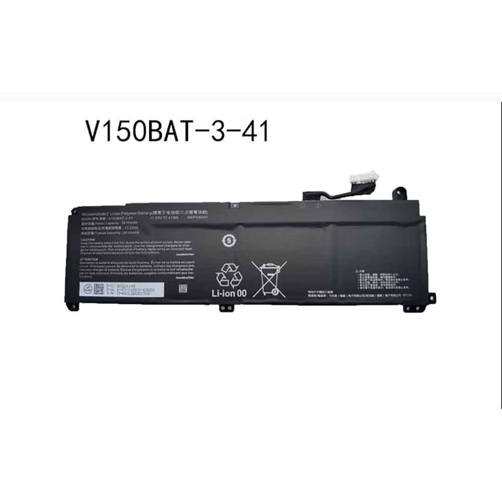 11.55V 41Wh V150BAT-3-41 Laptop Battery for Clevo Z7-DA5NS Z8-DA7NP G8-DA7NT