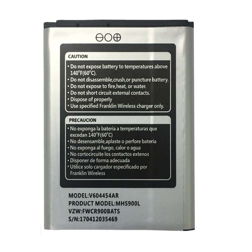 3.8V 2100mAh V604454AR Wireless Router Battery for Franklin Wireless MHS900L XHG-R300 FWCR900BATS V604454AR