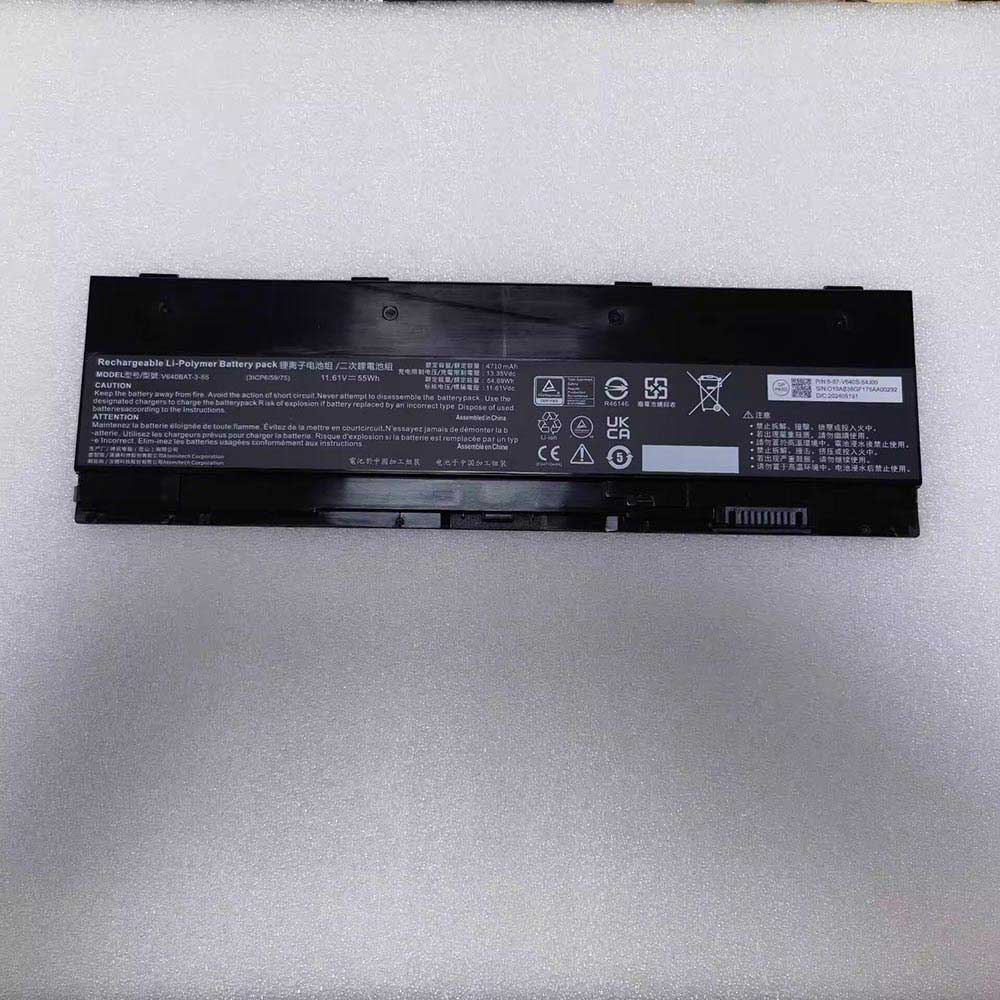 11.61V 55Wh Mechrevo 6-87-V640S-54J00 Replacement Battery