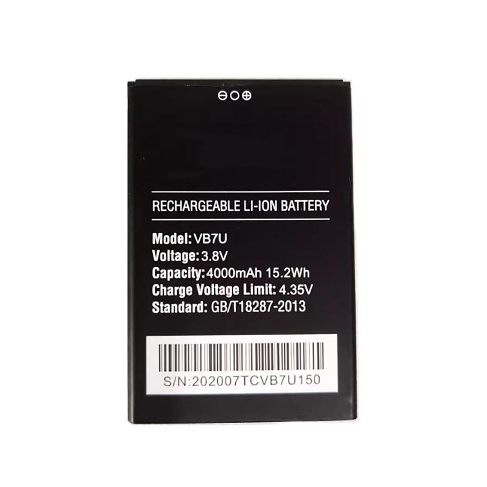 3.8V 4000mAh VB7U Smartphone Battery for Togocel VB7U