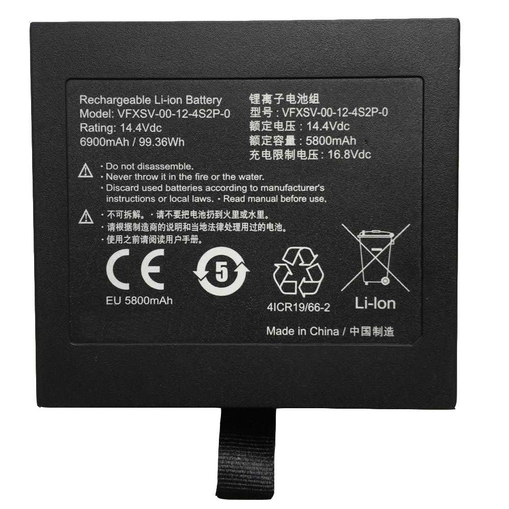 14.4V 5800MAH GETAC GALLERIA VR WEAR VFXSV-0 Replacement Battery