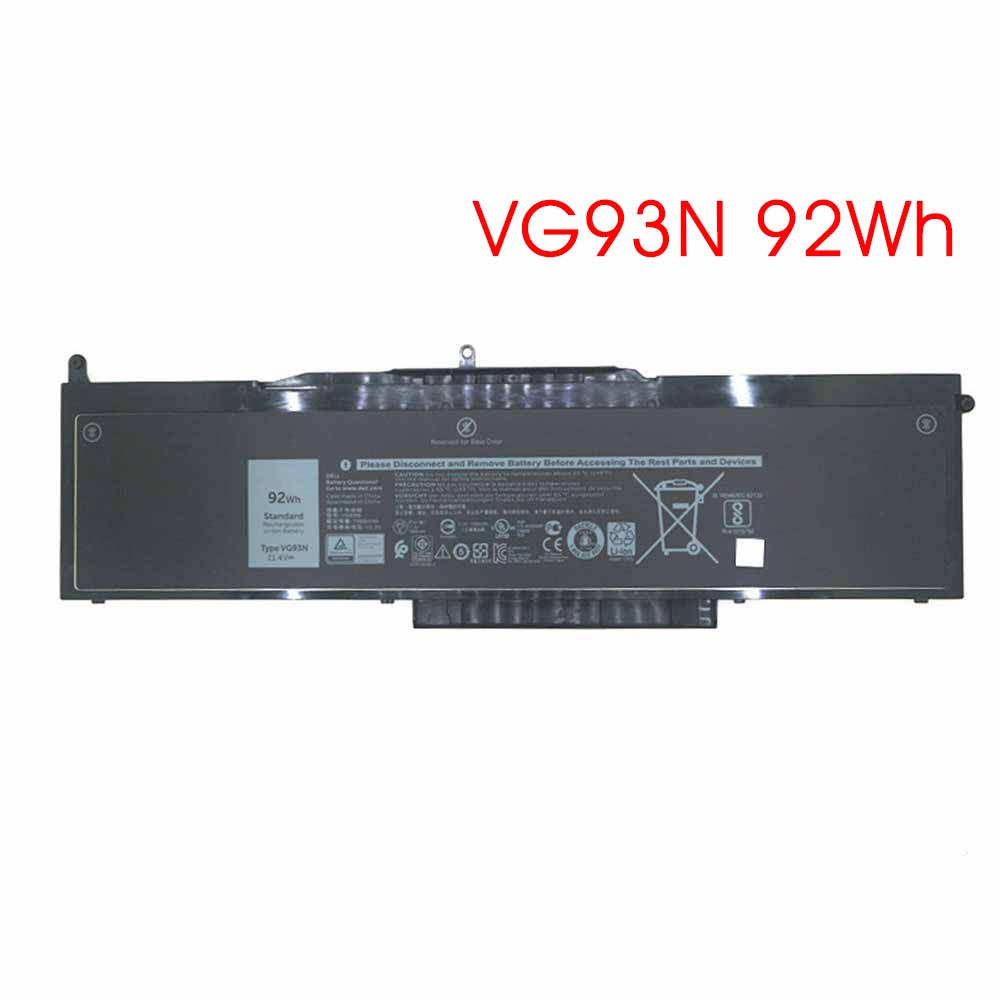 11.4V 92Wh VG93N Laptop Battery for Dell Precision 15 3520 3530