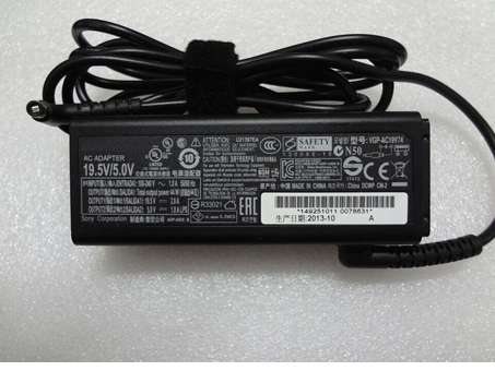 19.5V DC 2.0A (ref to the picture) 100-240V  50-60Hz (for worldwide use) VGP-AC19V73 Laptop Adapter for Sony Vaio Fit 13A SVF13N17PGB Flip PC