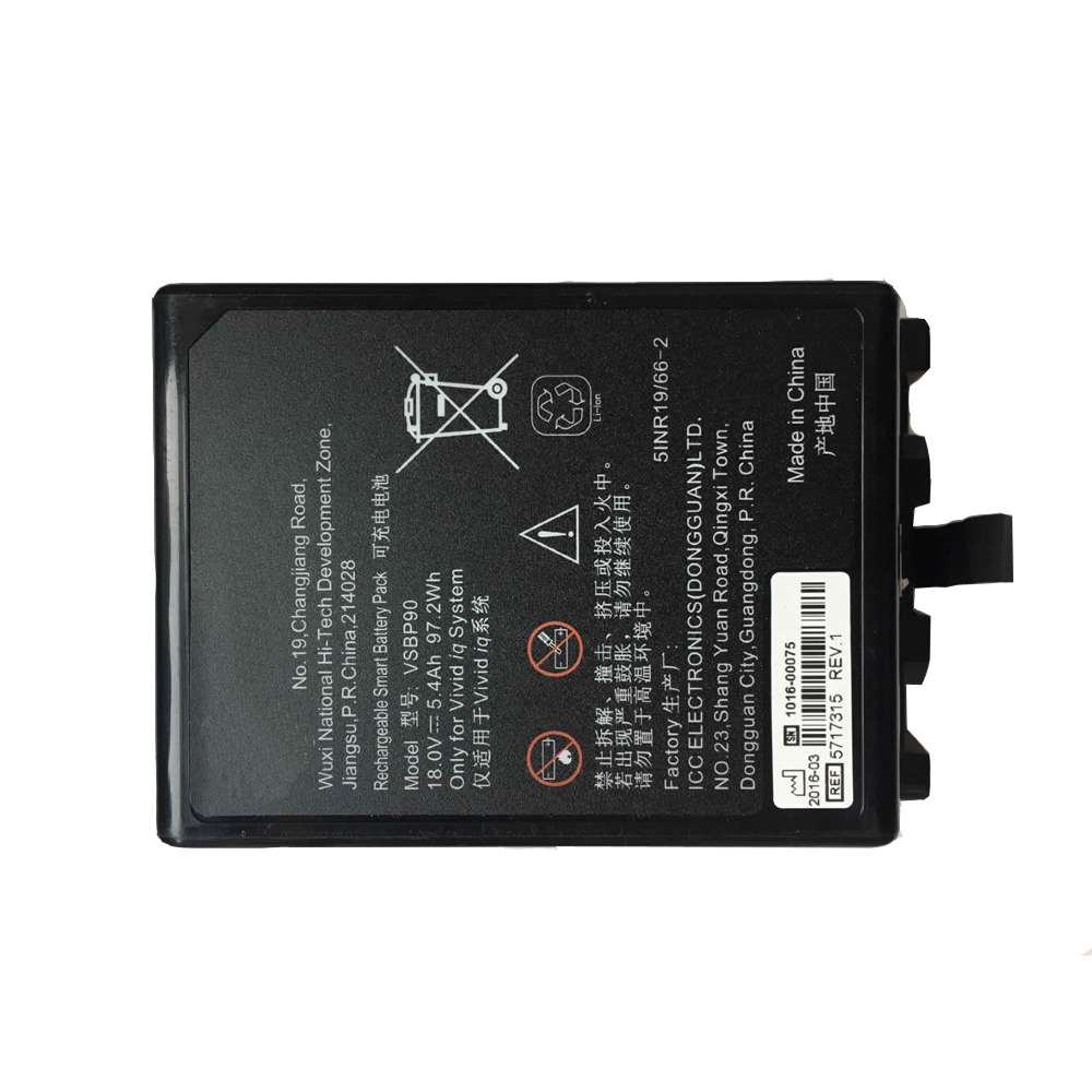 18.0V 5.4Ah/97.2Wh  GE Medical Systems Vivid iq system Replacement Battery