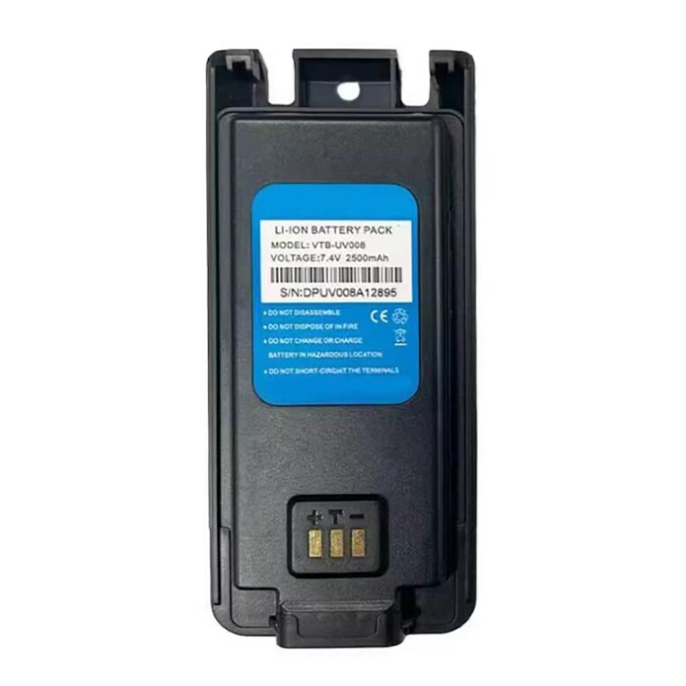 7.4V 2500mAh VTB-UV008 Radio Communication Battery for Zastone UV008