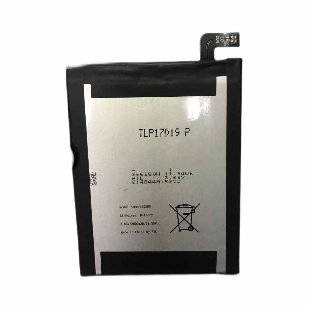 3.85V/4.4V 3000mAh/11.55WH 356580H Smartphone Battery for Wiko TLP1o7G26P