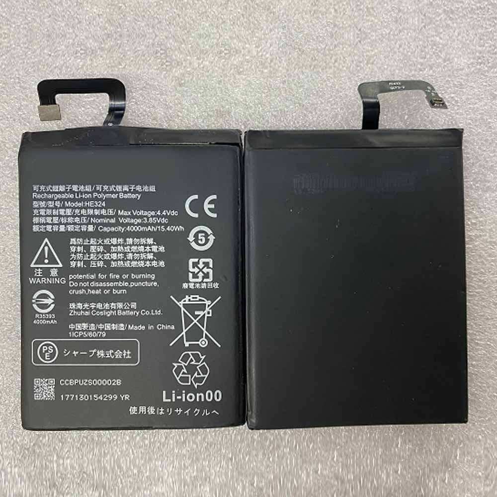 3.85V/4.4V 4000mAh/15.40WH HE324 Smartphone Battery for InFocus HE324