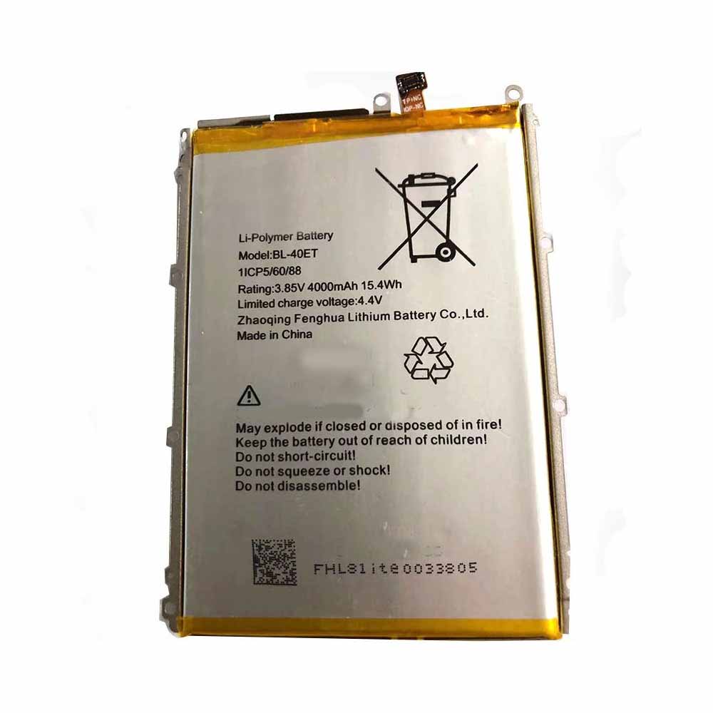 3.85V/4.4V 4000mAh/15.4WH Tecno L8 Lite Replacement Battery