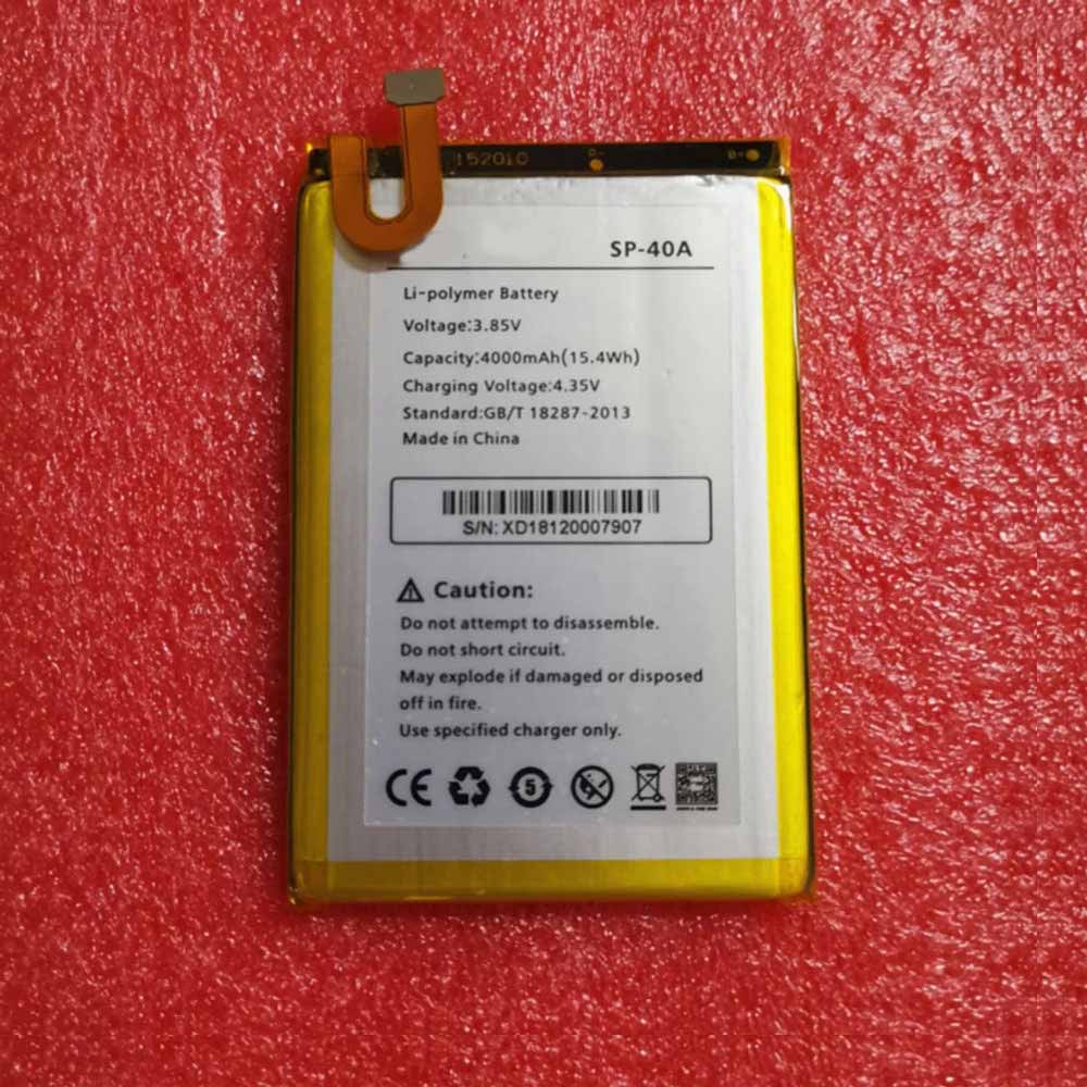 3.85V/4.35V 4000mAh/15.4WH SP-40A Smartphone Battery for X-TIGI SP-40A