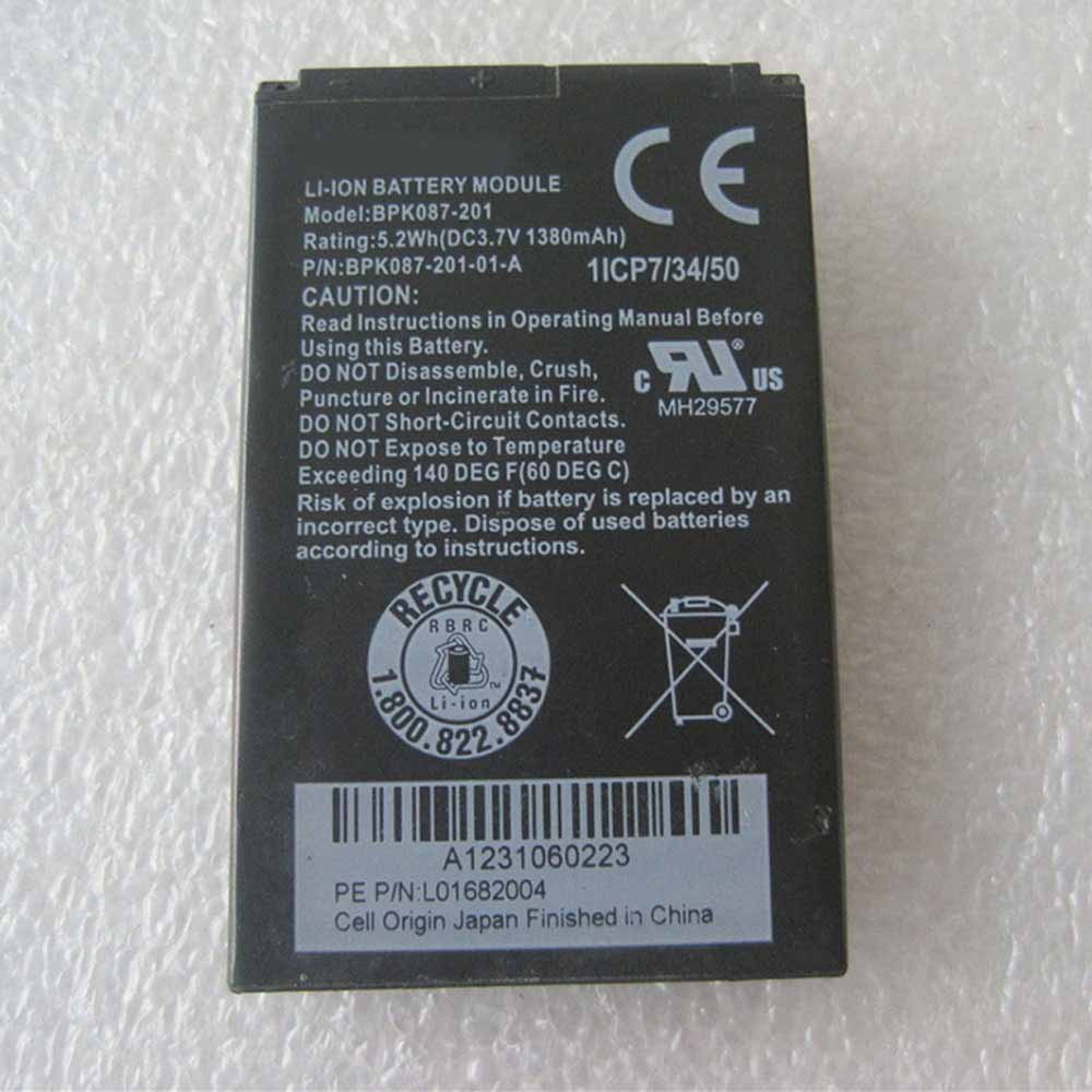 BPK087-021 1380mAh/5.2WH Replacement battery for Verifone POS