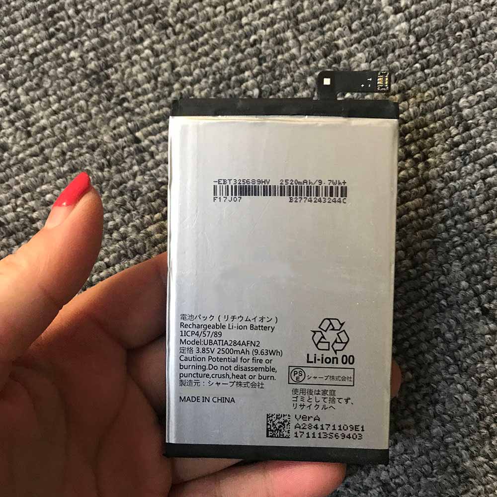 3.85V/4.4V 2500mAh/9.63WH UBAT1A284AFN2 Smartphone Battery for Shark UBAT1A284AFN2