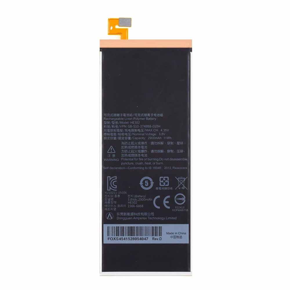 3.8V/4.35V 2900mAh/11WH HE302 Smartphone Battery for InFocus HE302
