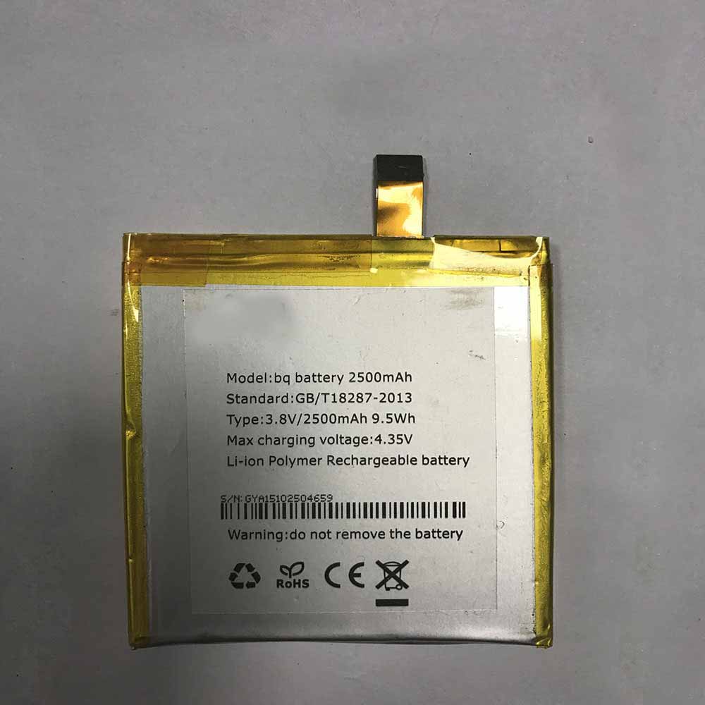 3.8V/4.35V 2500mAh/9.5WH bq_battery_2500mAh Smartphone Battery for BQ E5.0/0759/0858/0760