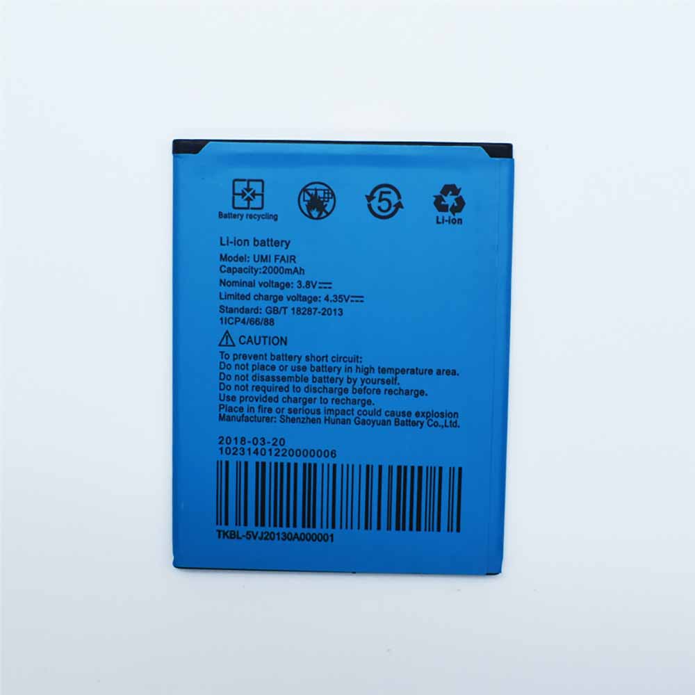 3.8V/4.35V 2000mAh Umidigi UMi Fair Replacement Battery