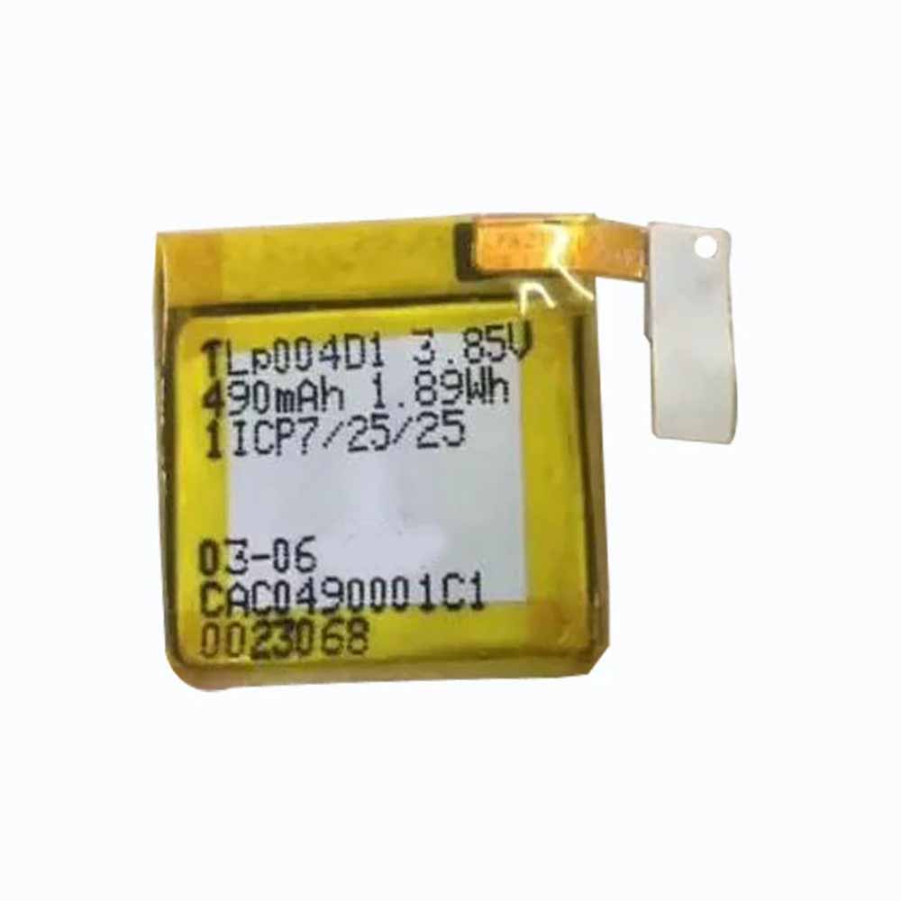 3.85V/4.4V 490mAh/1.89WH TLp004D1 Smartphone Battery for Alcatel TLp004D1 CAC0490001C1