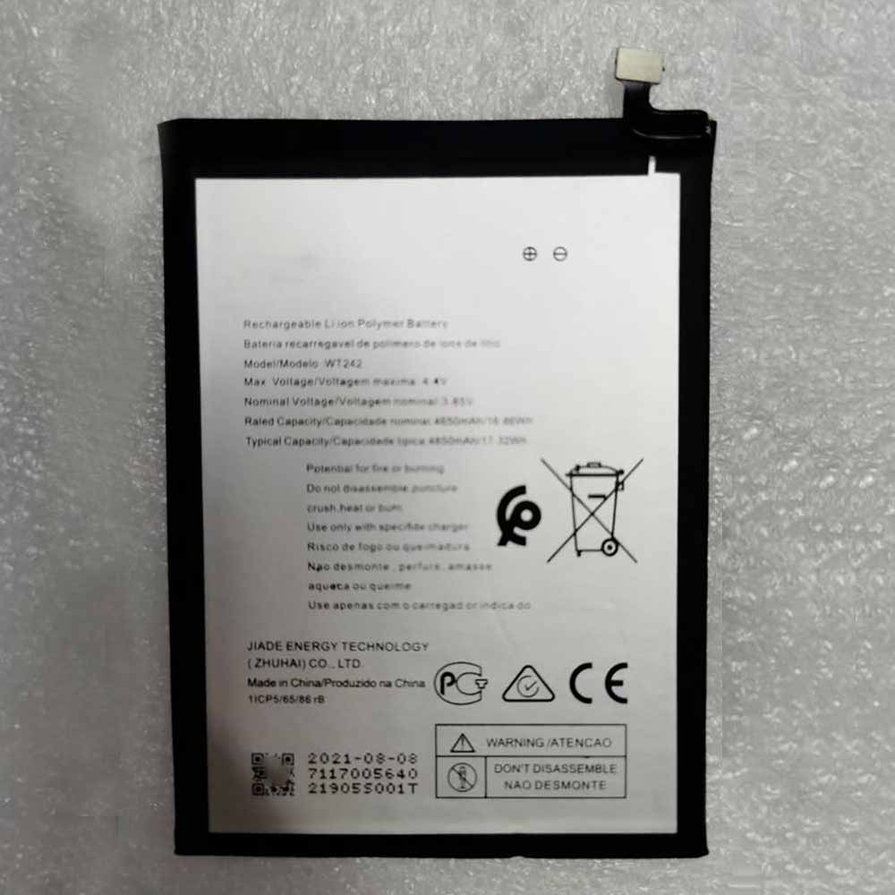 3.85V/4.4V 4500mAh/17.32WH WT242 Smartphone Battery for Nokia 2.3