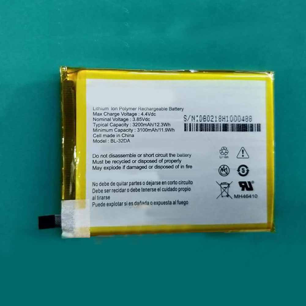 3.85V/4.4V 3100mAh/11.9WH BL-32DA Smartphone Battery for Duubee BL-32DA