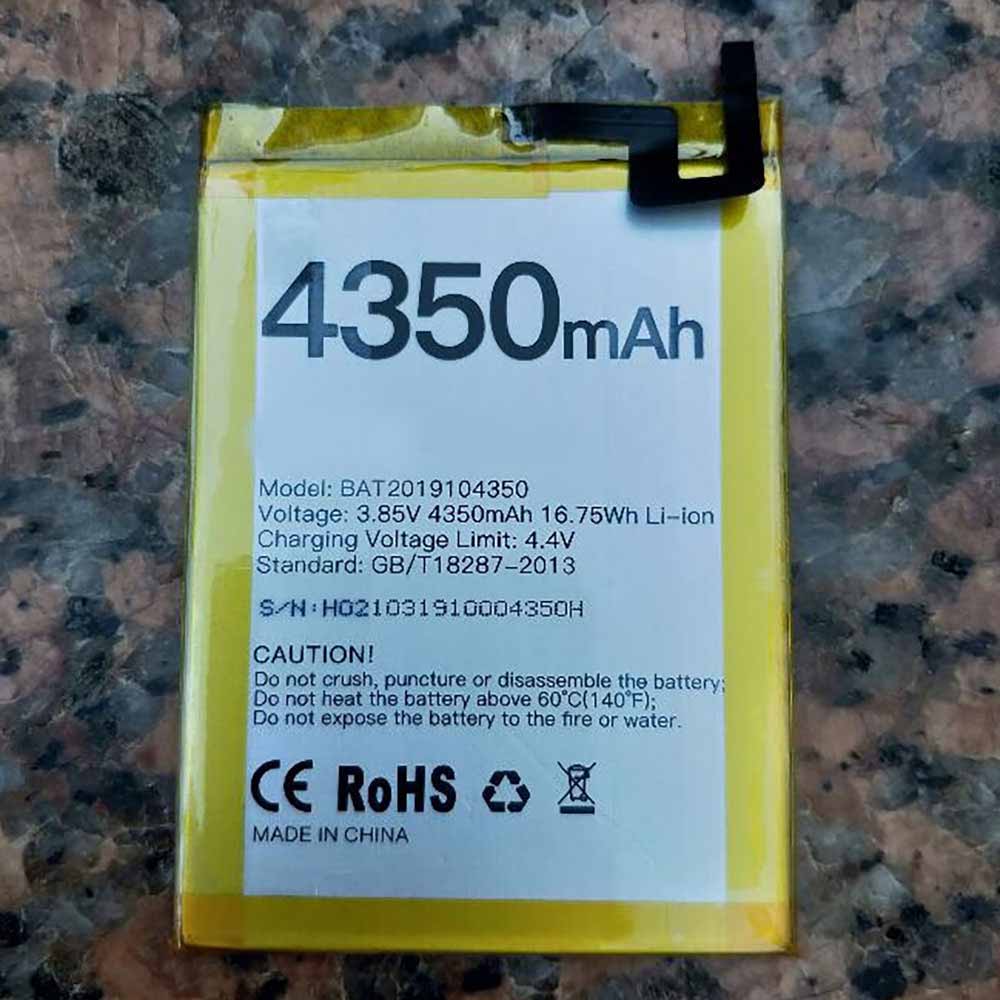3.85V/4.4V 4350mAh/16.75WH BAT2019104350 Smartphone Battery for Doogee X95