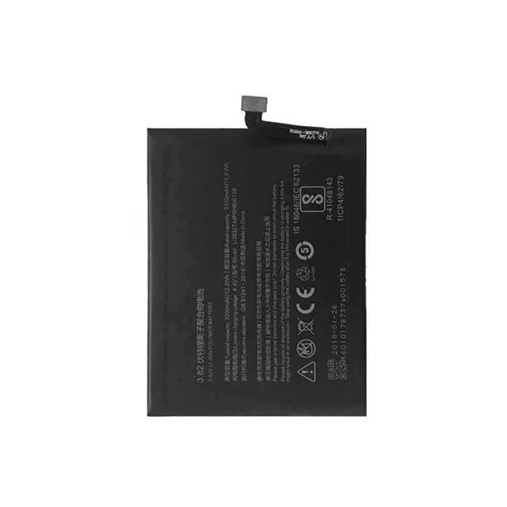 3.82V 4.4V 3100mAh/11.8WH Li3932T44P6h806139 Smartphone Battery for ZTE Nubia Z17 miniS NX563 NX591 NX589J